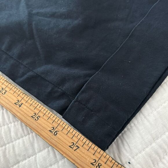 Faconnable blue wide, leg pants with sailor buttons and cuffs size 6 - Picture 8 of 8